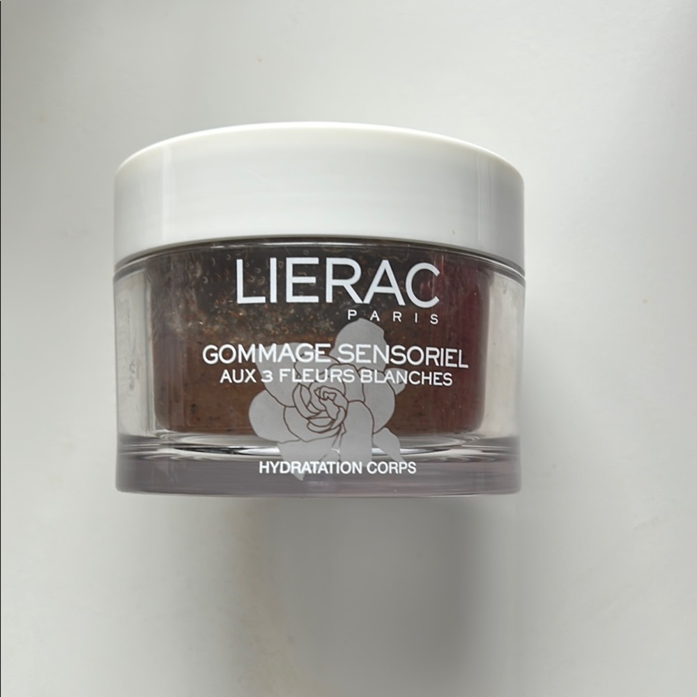 NWT Lierac Sensory Exfoliant with 3 White Flowers 175mL